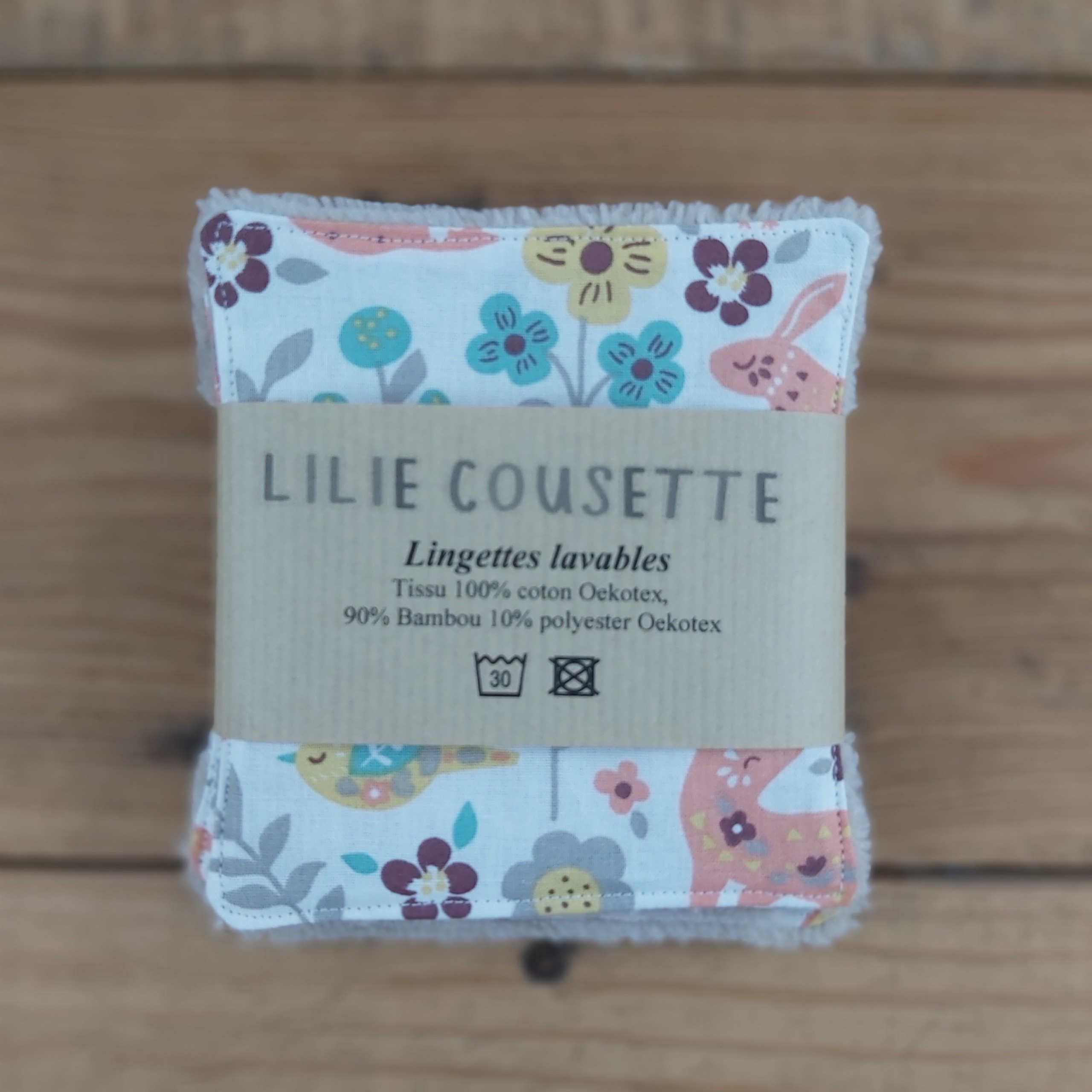 Lingettes Lavables Cleophee Lilie Cousette